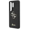 Калъф за Samsung Galaxy S26 Ultra - Fixed Glitter Big 4G Metal Logo - Guess - Черен