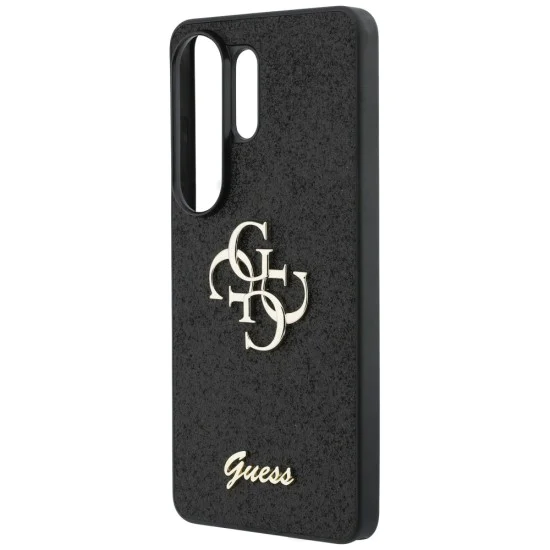 Калъф за Samsung Galaxy S26 Ultra - Fixed Glitter Big 4G Metal Logo - Guess - Черен