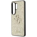 Калъф за Samsung Galaxy S26 Ultra - Fixed Glitter Big 4G Metal Logo - Guess - Златист
