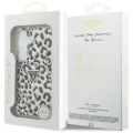 Калъф за Samsung Galaxy S26 - IML Leopard Print Triangle - Guess - Черен