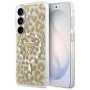 Калъф за Samsung Galaxy S26 - IML Leopard Print Triangle - Guess - Кафяв