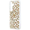 Калъф за Samsung Galaxy S26 - IML Leopard Print Triangle - Guess - Кафяв