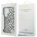 Калъф за Samsung Galaxy S26 Ultra - IML Leopard Print Triangle MagSafe - Guess - Черен
