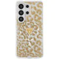 Калъф за Samsung Galaxy S26 Ultra - IML Leopard Print Triangle MagSafe - Guess - Кафяв