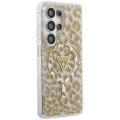 Калъф за Samsung Galaxy S26 Ultra - IML Leopard Print Triangle MagSafe - Guess - Кафяв