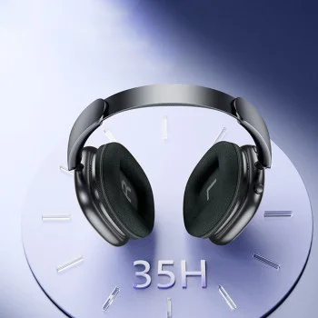 Безжични слушалки Yesido EP10 - с Bluetooth, Hi-Fi, Support Jack, 400mAh - Черни
