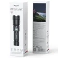 Фенер Yesido TC11 - Telescopic Zoom, White Laser LED, 3 режима, презареждаем, Digital Display, 3W, 1200mAh - Черен