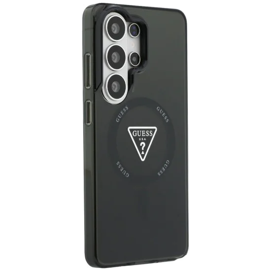 Калъф за Samsung Galaxy S26 Ultra - IML Gradient Triangle MagSafe - Guess - Черен