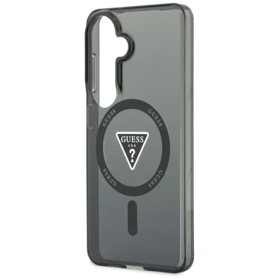 Калъф за Samsung Galaxy S26 - IML Gradient Triangle MagSafe - Guess - Черен