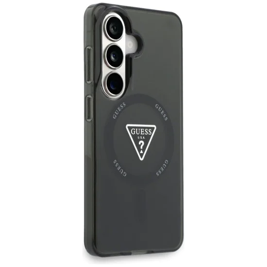 Калъф за Samsung Galaxy S26 - IML Gradient Triangle MagSafe - Guess - Черен