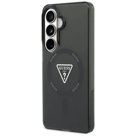 Калъф за Samsung Galaxy S26 - IML Gradient Triangle MagSafe - Guess - Черен