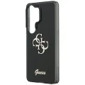 Калъф за Samsung Galaxy S26 Ultra - IML Big Metal 4G Script - Guess - Черен