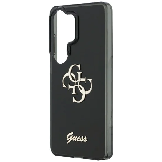 Калъф за Samsung Galaxy S26 Ultra - IML Big Metal 4G Script - Guess - Черен