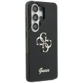 Калъф за Samsung Galaxy S26 Ultra - IML Big Metal 4G Script - Guess - Черен