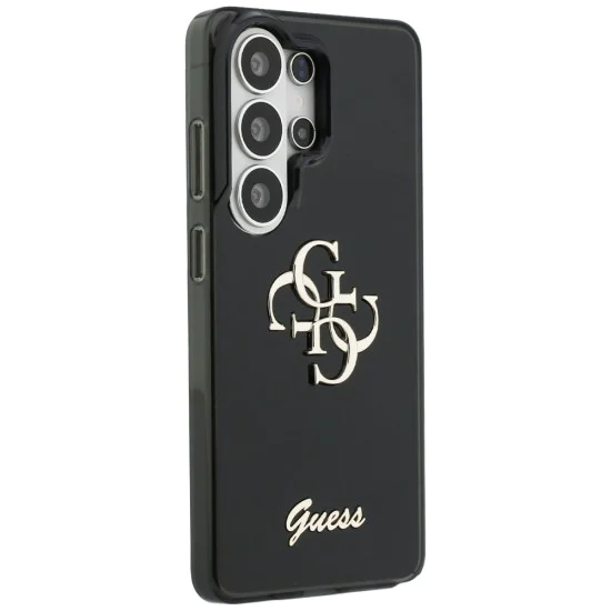Калъф за Samsung Galaxy S26 Ultra - IML Big Metal 4G Script - Guess - Черен