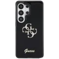 Калъф за Samsung Galaxy S26 Ultra - IML Big Metal 4G Script - Guess - Черен