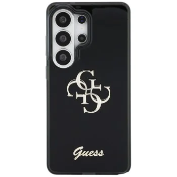 Калъф за Samsung Galaxy S26 Ultra - IML Big Metal 4G Script - Guess - Черен