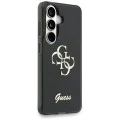 Калъф за Samsung Galaxy S26 - IML Big Metal 4G Script - Guess - Черен