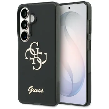 Калъф за Samsung Galaxy S26 - IML Big Metal 4G Script - Guess - Черен