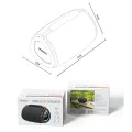 Безжична колонка Yesido YSW39 - Bluetooth 5.3, RGB Lighting, TWS, TF Card, USB, AUX, 1200mAh, 20W - Черна