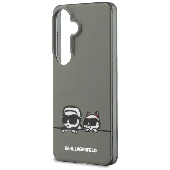 Калъф за Samsung Galaxy S26 - IML K&C Peekaboo Logo MagSafe - Karl Lagerfeld - Черен