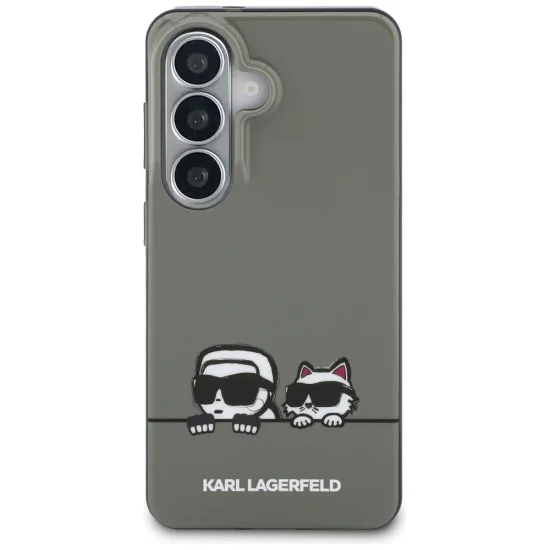 Калъф за Samsung Galaxy S26 - IML K&C Peekaboo Logo MagSafe - Karl Lagerfeld - Черен
