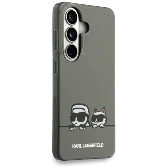Калъф за Samsung Galaxy S26 - IML K&C Peekaboo Logo MagSafe - Karl Lagerfeld - Черен