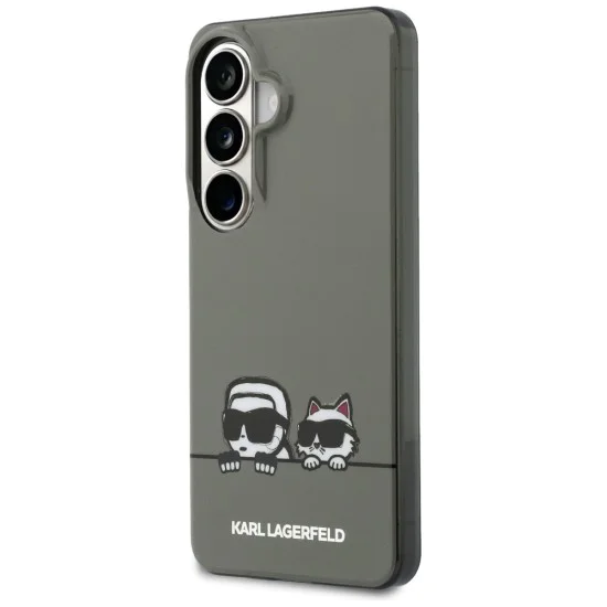 Калъф за Samsung Galaxy S26 - IML K&C Peekaboo Logo MagSafe - Karl Lagerfeld - Черен