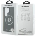 Калъф за Samsung Galaxy S26 Ultra - IML Choupette Head on KL Repeated Logo MagSafe - Karl Lagerfeld - Черен