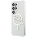 Калъф за Samsung Galaxy S26 Ultra - IML Choupette Karl Script Logo MagSafe - Karl Lagerfeld - Бял