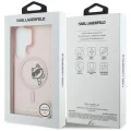 Калъф за Samsung Galaxy S26 Ultra - IML Choupette Peekaboo Logo MagSafe - Karl Lagerfeld - Розов