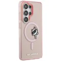 Калъф за Samsung Galaxy S26 Ultra - IML Choupette Peekaboo Logo MagSafe - Karl Lagerfeld - Розов
