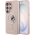Калъф за Samsung Galaxy S26 Ultra - IML Choupette Peekaboo Logo MagSafe - Karl Lagerfeld - Розов