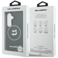 Калъф за Samsung Galaxy S26 - IML Choupette Head on KL Repeated Logo MagSafe - Karl Lagerfeld - Черен