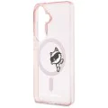 Калъф за Samsung Galaxy S26 - IML Choupette Peekaboo Logo MagSafe - Karl Lagerfeld - Розов