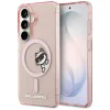 Калъф за Samsung Galaxy S26 - IML Choupette Peekaboo Logo MagSafe - Karl Lagerfeld - Розов