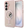 Калъф за Samsung Galaxy S26 - IML Choupette Peekaboo Logo MagSafe - Karl Lagerfeld - Розов