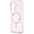 Калъф за Samsung Galaxy S26 - IML Choupette Karl Script Logo MagSafe - Karl Lagerfeld - Розов