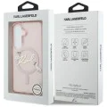 Калъф за Samsung Galaxy S26 - IML Choupette Karl Script Logo MagSafe - Karl Lagerfeld - Розов
