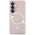 Калъф за Samsung Galaxy S26 - IML Choupette Karl Script Logo MagSafe - Karl Lagerfeld - Розов