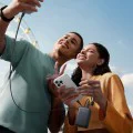 Външна батерия Anker Nano (A1638H11) - вграден Type-C кабел, 10000mAh, 45W, LED дисплей - Черна
