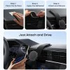 Стойка за кола Anker Nano Magnetic (A9110H11) - за табло/екран, 3M залепване, 360°, универсална - Черна