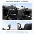 Стойка за кола Anker Nano Magnetic (A9110H11) - за табло/екран, 3M залепване, 360°, универсална - Черна