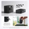 Универсален преходник за пътуване Anker Nano 5in1 (A9215H11) - за EU, UK, US, AU, 2x USB-C, 2x USB-A, 20W - Бял