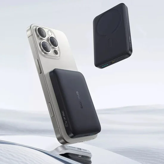 Външна батерия Baseus EnerFill FM11 (E0026602) - Ultra-Mini дизайн, 10.000mAh, 22.5W - Тъмносива