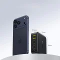 Зарядно устройство Baseus EnerFill FH21 (E0120T00) - 4x Type-C, 2x USB, 120W, GaN технология - Черно