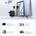 Зарядно устройство Baseus EnerFill FH11 (E0121J00) - 3x USB-C, 1x USB-A, 140W, GaN технология - Черно