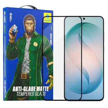 Протектор за Samsung Galaxy S26 Plus - Anti-Glare Matte Glass - Blueo - Черен