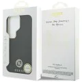Калъф за Samsung Galaxy S26 Ultra - Rhinestone Round Logo MagSafe - Guess - Черен