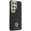 Калъф за Samsung Galaxy S26 Ultra - Rhinestone Round Logo MagSafe - Guess - Черен